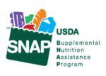 A logo for the usda supplement nutrition assistance program.
