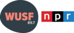 A logo for usf and the npr.