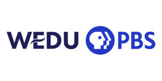 A blue logo of the edur group